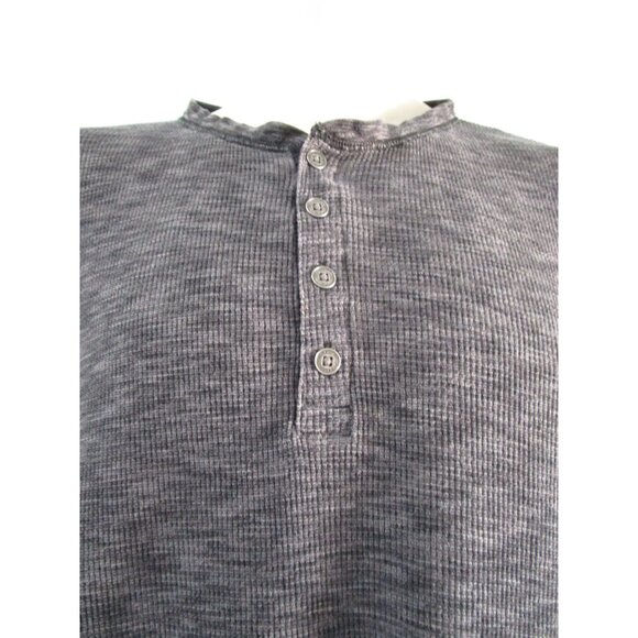 Rock Republic XXL Henley Charcoal Heather Metal Button Long Sleeve Thermal EUC - Picture 11 of 16